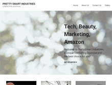 Tablet Screenshot of prettysmartindustries.com